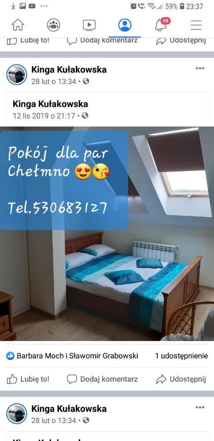 Apartament Dworcowa Chełmno Exteriér fotografie